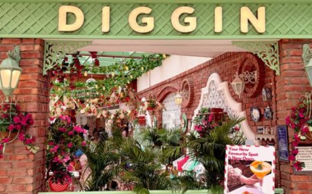 Diggin – Chanakyapuri – 4.4 Rating – ₹1900 approx for two, exclusive of alcohol and taxes – Romantic Garden Cafe