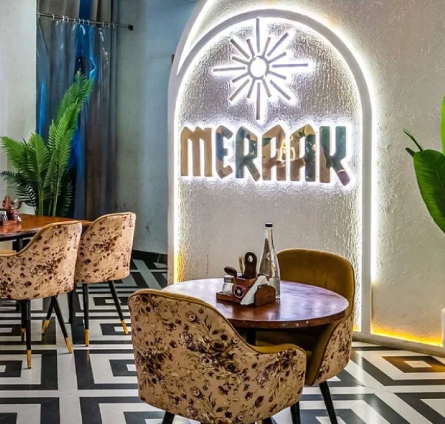 Meraak – Preet Vihar – 4.5 Rating – ₹2000 approx for two, exclusive of taxes – Artistic Rooftop Cafe & Casual Dining in New Delhi