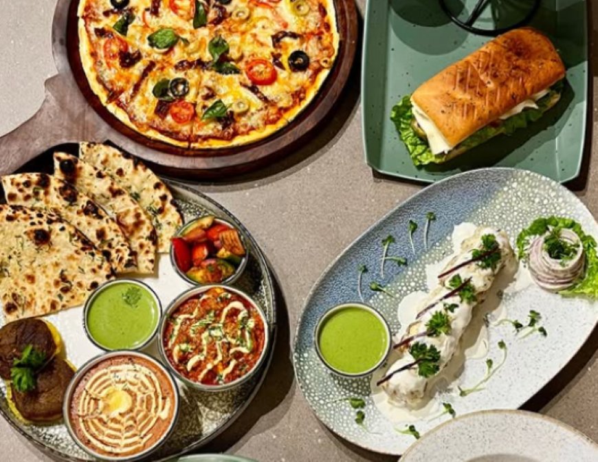 Minerals – Sector 104 – 4.5 Rating – ₹2000 approx for two, exclusive of taxes – Vibrant Multi-Cuisine Café & Bar with Global Fusion Dishes, Live Music & Energetic Ambience in Starling Mall,  Noida